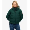 Image de Superdry pour femme. W5011993A Veste bombardier Everest verte (XS), Casuel, Polyester