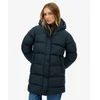 Image de Superdry pour femme. W5012003A Veste Hooded Sports Puffer marine (L), Casuel, Polyester