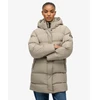 Image de Superdry pour femme. W5012003A Manteau de sport à capuche Mid beige (XS), Casuel, Polyester