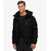 Image de Superdry pour homme. MS110188A Ski Sports Washed Jacket noir (XXL), Casuel, Polyester, Neige