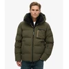 Image de Superdry pour homme. MS110188A Ski Sports Veste lavée verte (XL), Casuel, Neige, Durable, Nylon recyclé