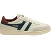 Image de Gola Mixte Contact Leather Baskets, Off White/Navy/Rust, 41 EU