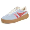 Image de Gola Baskets Athena pour Femme, Air/Corail/Blanc cassé/Gomme, 41 EU