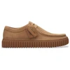 Image de Clarks pour homme. 26173471 Chaussures en cuir Torhill Lo marron (44), Plat, Lacets, Casuel