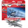 Image de AIRFIX Kit de démarrage A55013 Maquette d'avion North American P-51D Mustang - Maquette en plastique pour adultes et enfants de 8 ans et plus, Contient grappes, décalcomanies