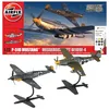 Image de AIRFIX Maquettes A50193 P-51D Mustang contre Bf109F-4 Combat aérien - Kit de construction double - Maquettes d'avions en plastique pour adultes et enfants de 8 ans et plus