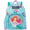 Image de Disney The Little Mermaid Sac à dos Enfants | Filles Ariel Sea Personnage Sac à dos bleu | Bagage Sport School Bag Bretelles réglables | Cadeaux de marchandises Princess