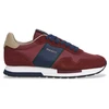 Image de Hackett London pour homme. HMS200033 Trainers Keston Heritage burgundy (43), Plat, Lacets, Casuel, Bordeaux