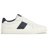 Image de Hackett London pour homme. HMS200044 Blake Heritage - Baskets en cuir blanc (44), Plat, Lacets, Casuel