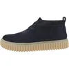 Image de Clarks Baskets Torhill LaceHi en daim bleu pour homme, bleu, 44 EU