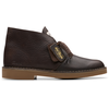 Image de Clarks - Bottes Desert Bt Evo en cuir marron foncé 42
