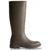 Image de Hunter pour femme. FRU0001251 Bottes hautes Downpour marron (41), Plat, Aucun, Casuel, PVC