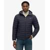 Image de Superdry pour homme. M5012339A Veste matelassée Hooded Fuji Lite marine (XXL), Casuel, Polyamide