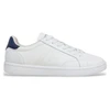 Image de Hackett London pour homme. HMS200085 Bond Break Leather Sneakers white (45), Cuir, Blanc, Plat, Lacets, Casuel