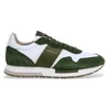 Image de Hackett London pour homme. HMS200088 Trainers Keston Symbol green (43), Cuir, Plat, Lacets, Casuel, Vert