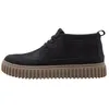 Image de Clarks Premium Bottes Torhill LacehiChukka pour homme, cuir noir, 42 1/3 EU