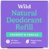 Image de Wild Natural Recharge de déodorant noix de coco et vanille 40 g
