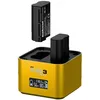 Image de Hähnel - ProCube3 - pour Nikon - Chargeur Duo DSLR - Chargement Plus Rapide - Entrée USB Type-C