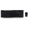 Image de Logitech MK270 USB QWERTZ Tchèque Noir - Claviers (Standard, avec Fil, USB, QWERTZ, Noir, Souris Incluse)