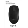 Image de Logitech Souris USB, 800 dpi, 3 boutons B100 noire