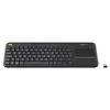 Image de Clavier tactile sans fil Logitech K400 Plus - Clavier - sans fil - 2.4 GHz - Italien - noir en occasion ou reconditionné