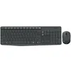 Image de Logitech MK235 clavier RF Wireless Bulgare Noir - Claviers (Standard, Sans fil, RF Wireless, Noir, Souris incluse)