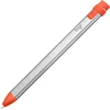 Image de Logitech 914-000034 Crayon Stylet numérique pour iPad doté de la technologie Apple Pencil, précision au pixel près et pointe intelligente dynamique avec charge rapide par USB-C - Argent/Orange