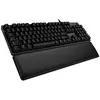 Image de Logitech G513 Clavier Gamer Mécanique avec Repose-Poignets, Eclairage RGB LIGHTSYNC, Tactile Switchs GX Brown, Alliage Aluminium 5052, Personnalisable, Relais USB, Français AZERTY - Noir