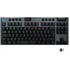 Image de Clavier Gaming mécanique RVB sans fil Logitech G915 TKL Clicky RVB Lightspeed Noir carbone en occasion ou reconditionné