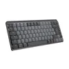 Image de Clavier - Sans Fil - Logitech - MX Mini - AZERTY - Mécanique - Rétroéclairé - Graphite