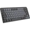 Image de Logitech MX Mechanical Mini Wireless Illuminated Keyboard, Clicky Switches, Backlit, Bluetooth, USB-C, macOS, Windows, Linux, iOS, Android, Metal - Graphite