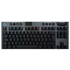 Image de Clavier gaming mécanique sans fil ultra-plat Azerty Logitech G915 X Lightspeed TKL Clicky Noir en occasion ou reconditionné