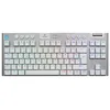 Image de Clavier gaming mécanique sans fil ultra-plat Azerty Logitech G915 X Lightspeed TKL Tactile Blanc en occasion ou reconditionné