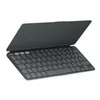 Image de Etui clavier - Logitech - Keys to go 2 - AZERTY - Pour Ipad - Graphite