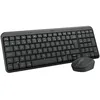Image de Ensemble clavier Azerty et souris sans fil Logitech MK250 Graphite en occasion ou reconditionné