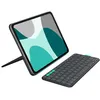 Image de Flip folio étui clavier et clavier sans fil Bluetooth Logitech pour iPad Pro 11" (M4 et M5) et iPad Air 11" (M2 et M3) 5ème génération 2024 Graphite en occasion ou reconditionné