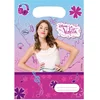 Image de lot de 6 sachets bonbon violetta pour fète anniversaire