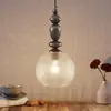 Image de Viokef Talisa - suspension avec abat-jour verre décoratif