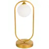 Image de Viokef Lampe à poser Fancy avec abat-jour en verre, dorée
