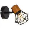 Image de Viokef Applique Vega avec un abat-jour cage