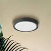 Image de Viokef Plafonnier d'extérieur LED Anabella, gris foncé