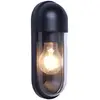 Image de Viokef Applique d'extérieur Cap, noir, hauteur 24 cm