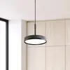 Image de Viokef Suspension LED Don, gris, Ø 20 cm, métal