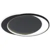 Image de Viokef Plafonnier LED Evelyn, noir, longueur 55 cm, métal