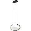 Image de Viokef Suspension LED Adele, longueur 37 cm, noire, métal