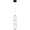 Image de Viokef Suspension LED Shiny, Ø 16 cm, transparent/blanc, verre