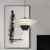 Image de Viokef Suspension LED Manley, noir/blanc, Ø 22 cm, métal
