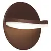 Image de Viokef Applique d'extérieur LED Letty, marron, Ø 18 cm, métal, IP65