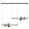Image de Zambelis Suspension LED 22234 longueur 105 cm noir/fumé