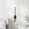 Image de Zambelis Applique murale LED 23039, noir, 3.000 K, à 2 lampes, métal